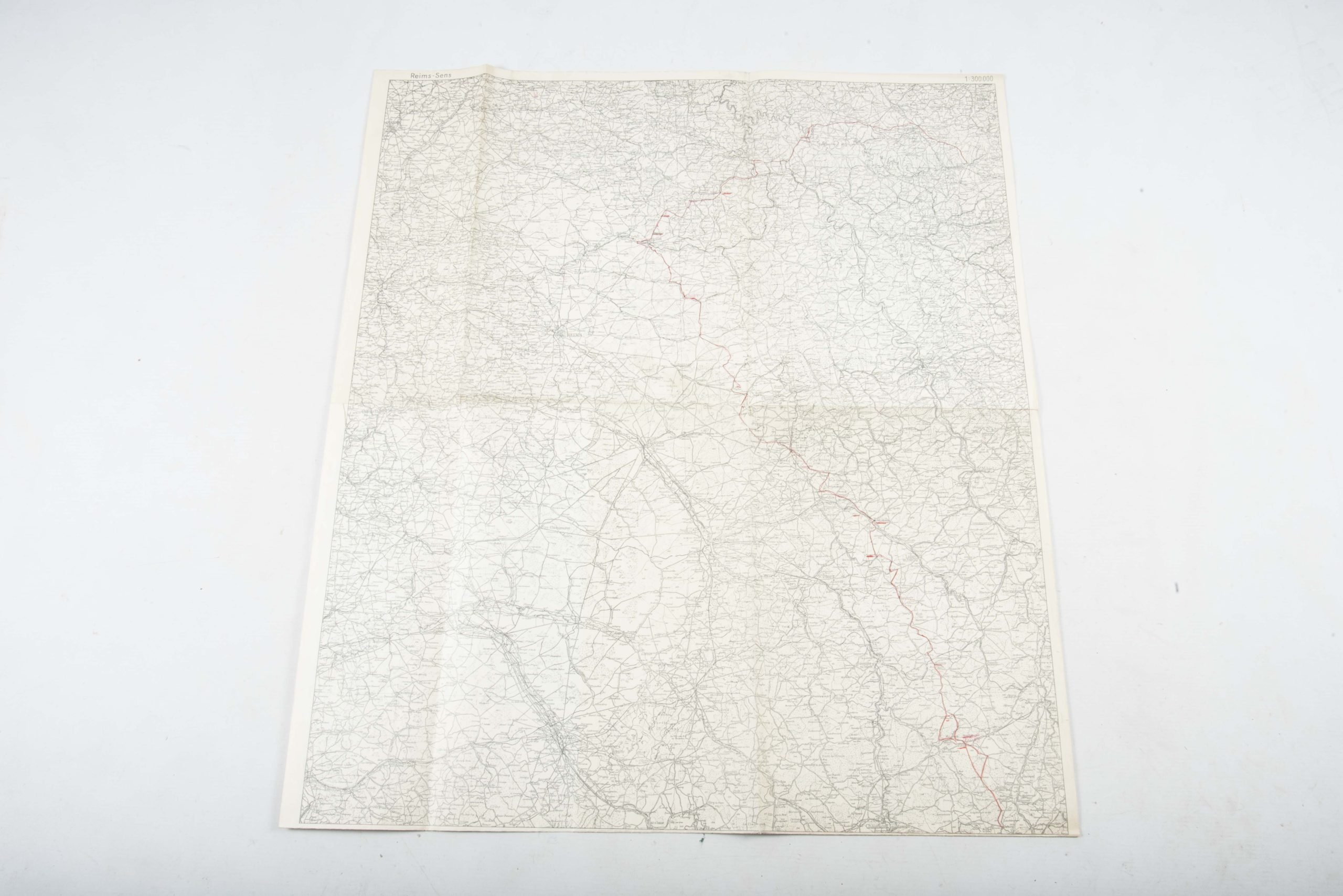 Heer map plotting board or Kartenbrett with marked maps — image 20