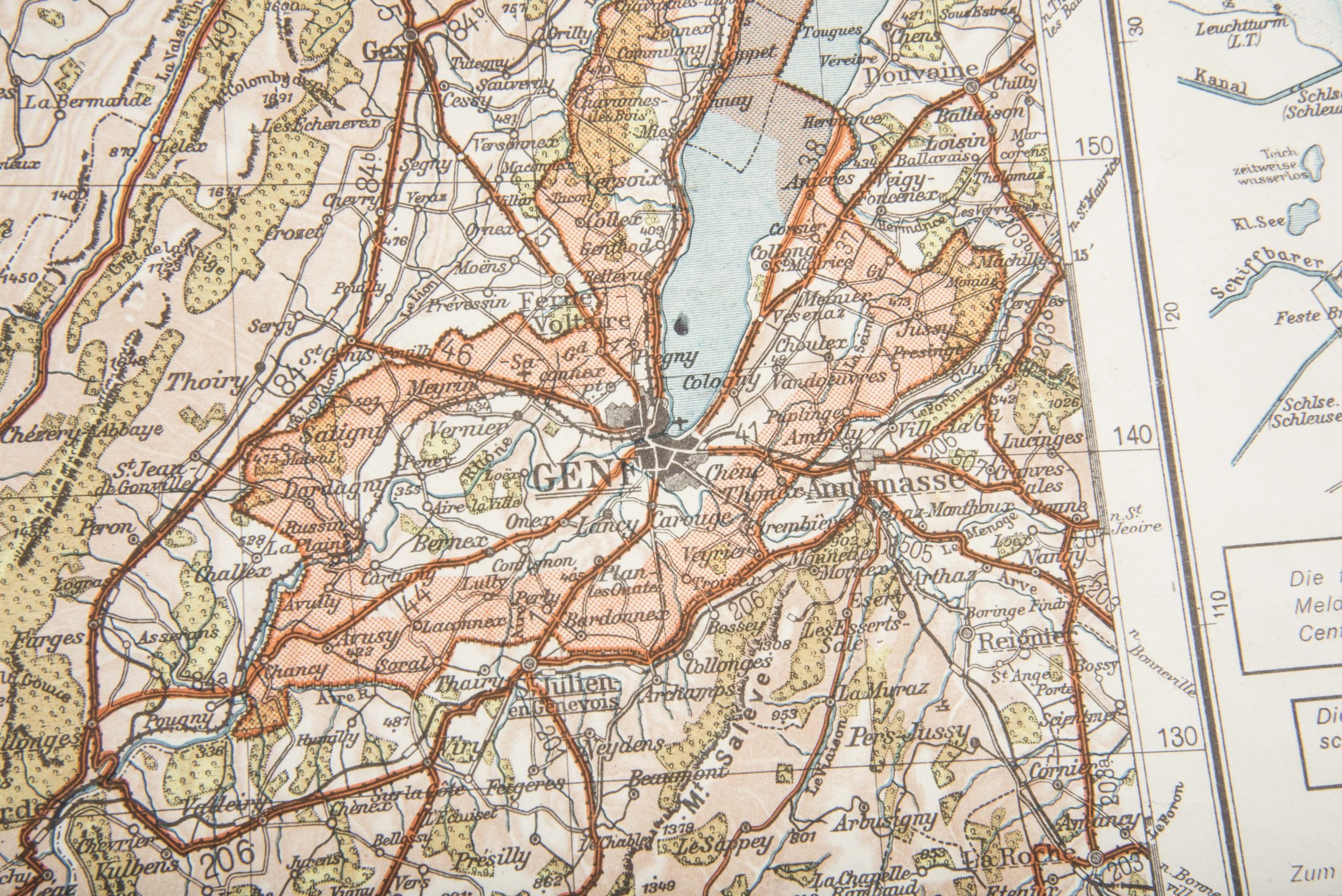 Heer map plotting board or Kartenbrett with marked maps — image 40