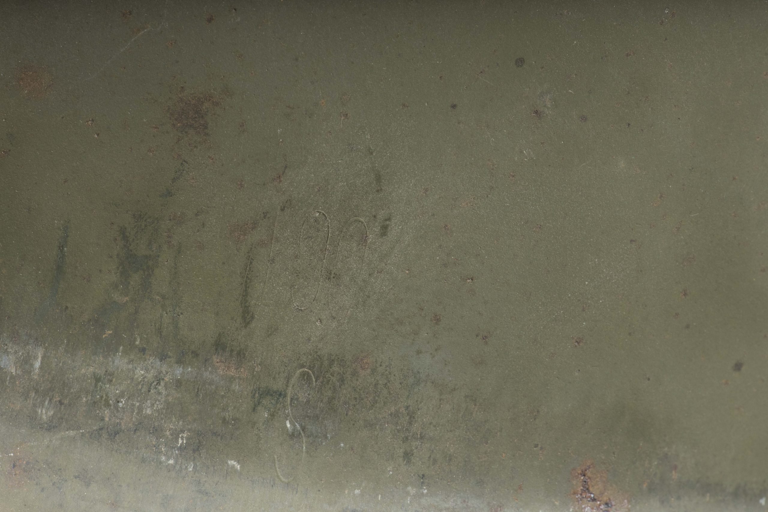 US M1 front seam fixed bale helmet — image 13