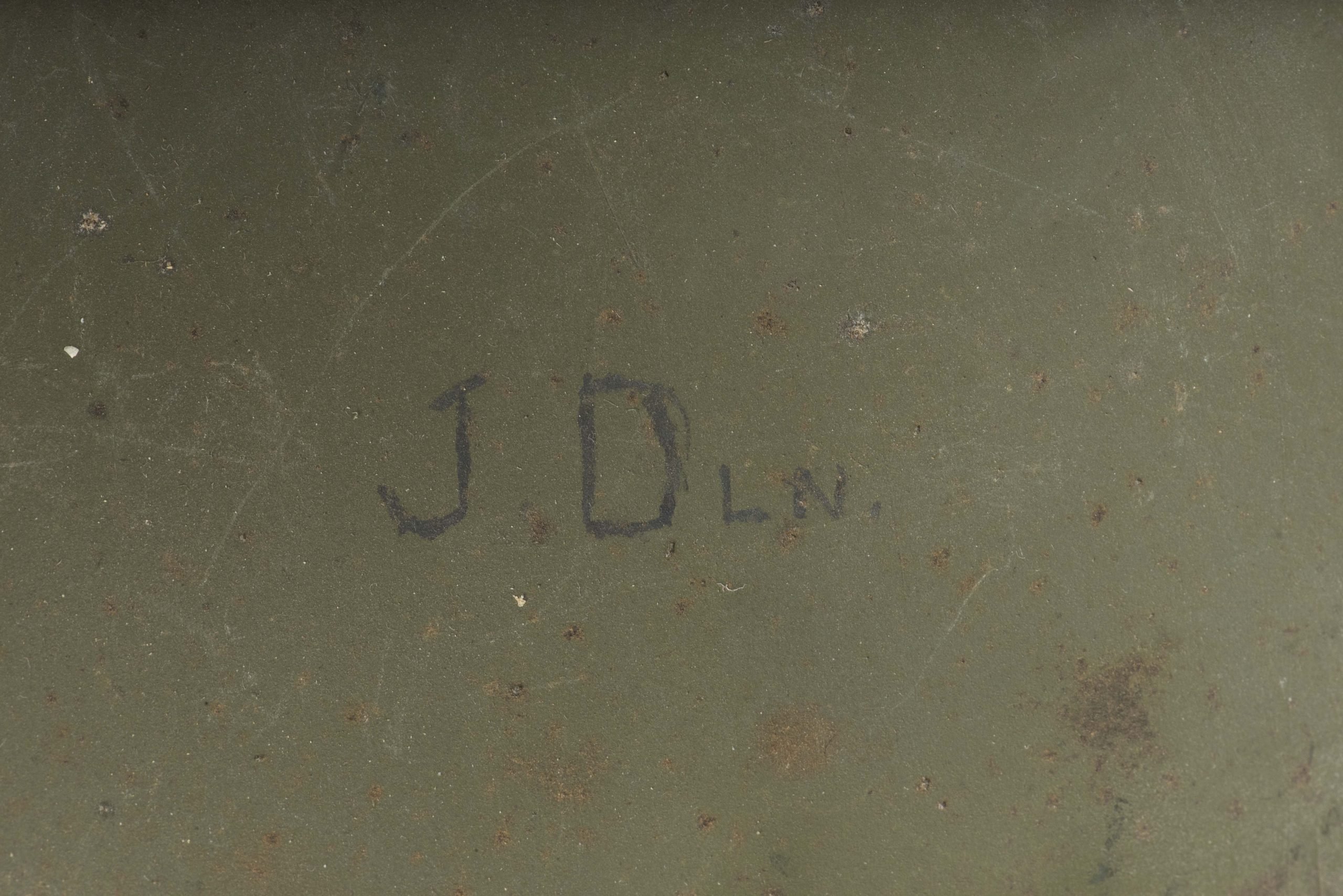 US M1 front seam fixed bale helmet — image 17