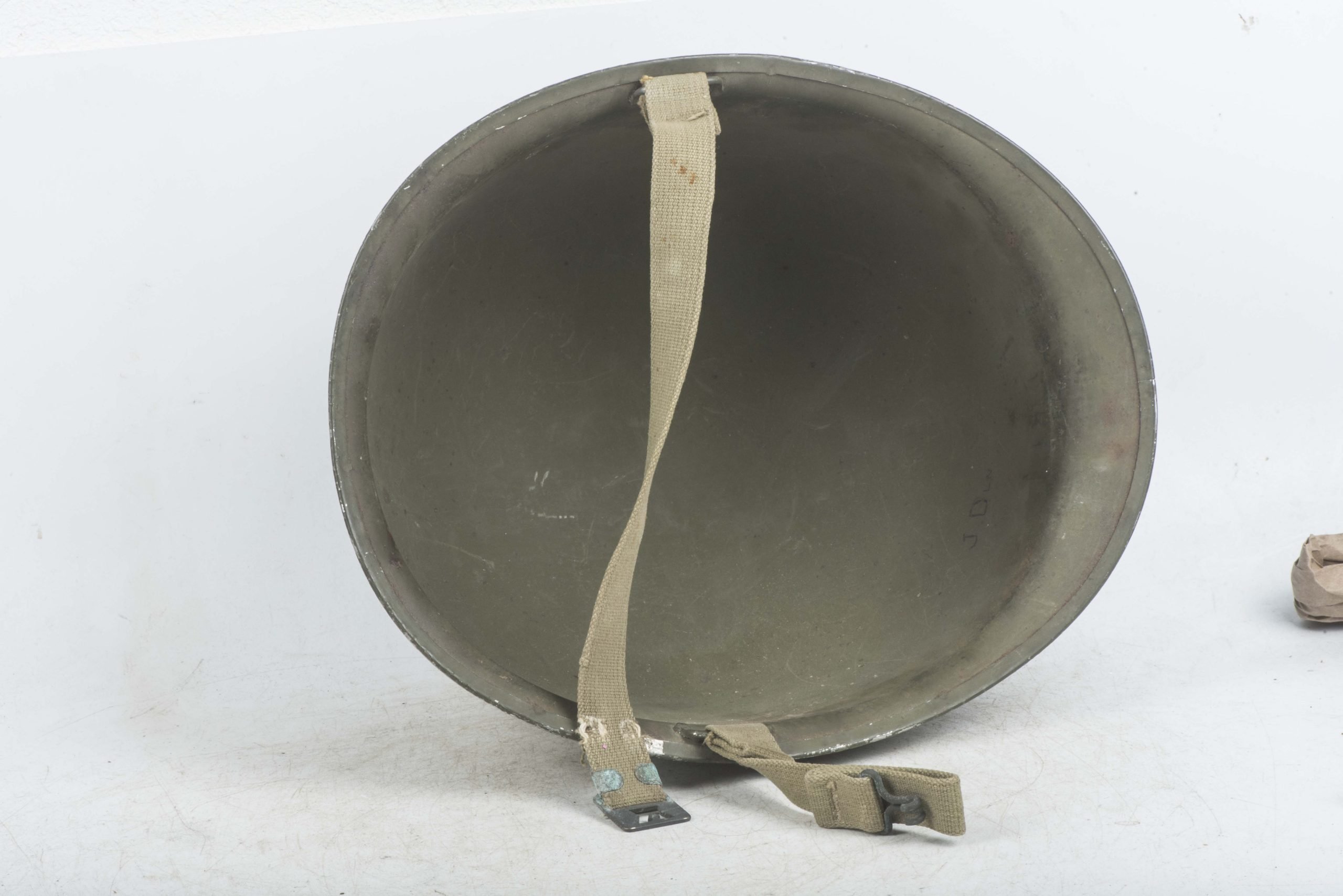 US M1 front seam fixed bale helmet — image 8