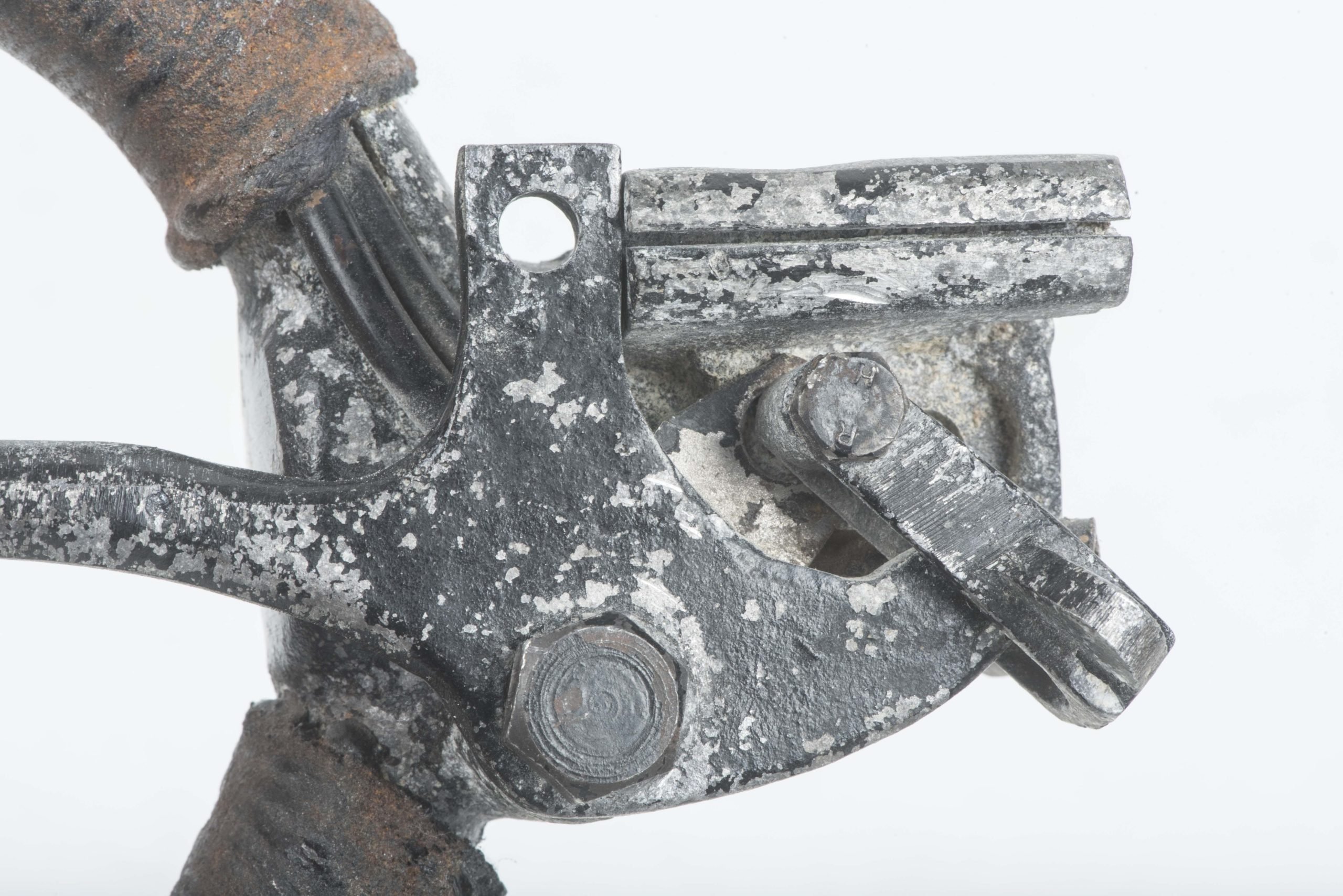 Rare RAF AH2040 pilot spade grip with brake leaver — image 3