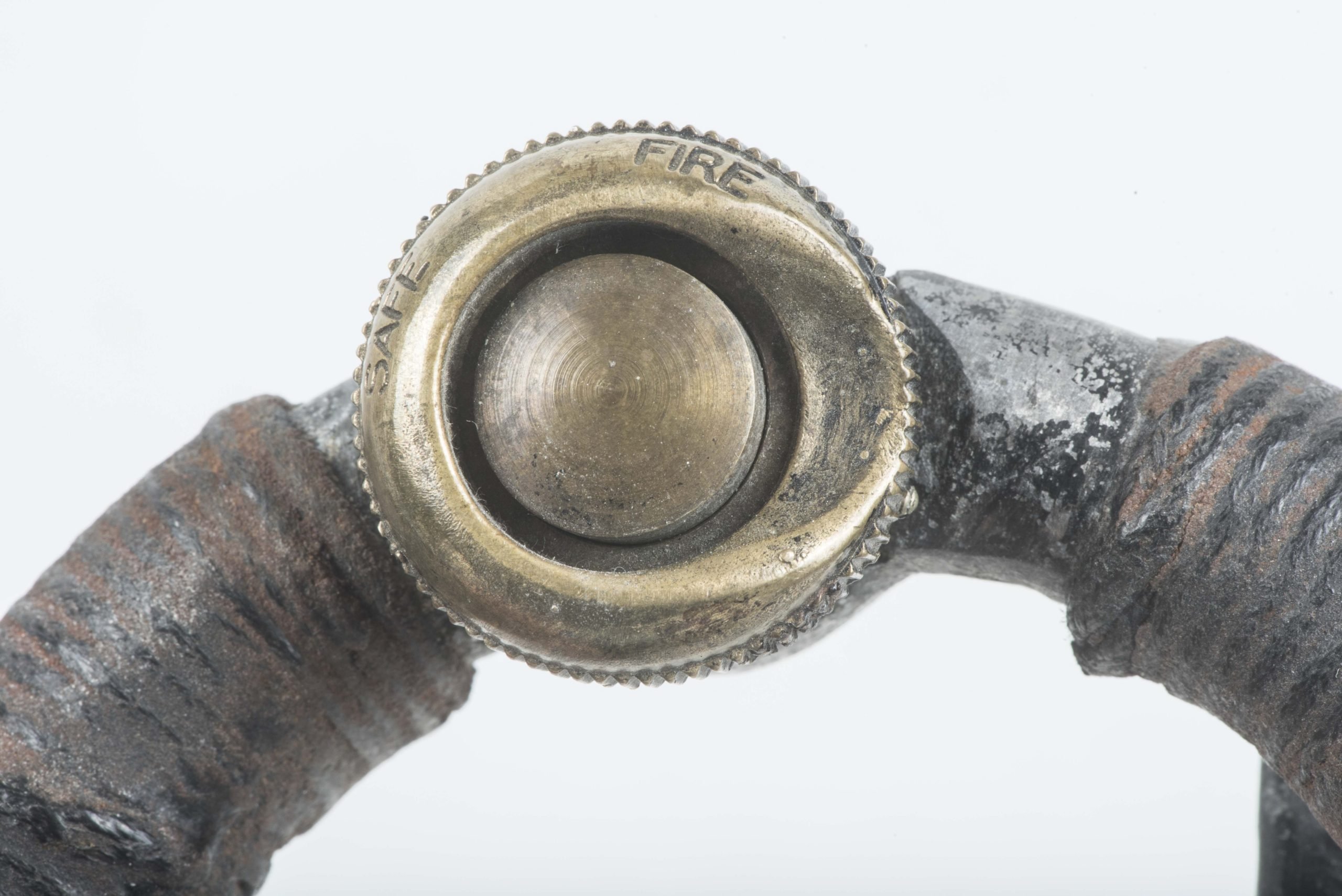 Rare RAF AH2040 pilot spade grip with brake leaver — image 7