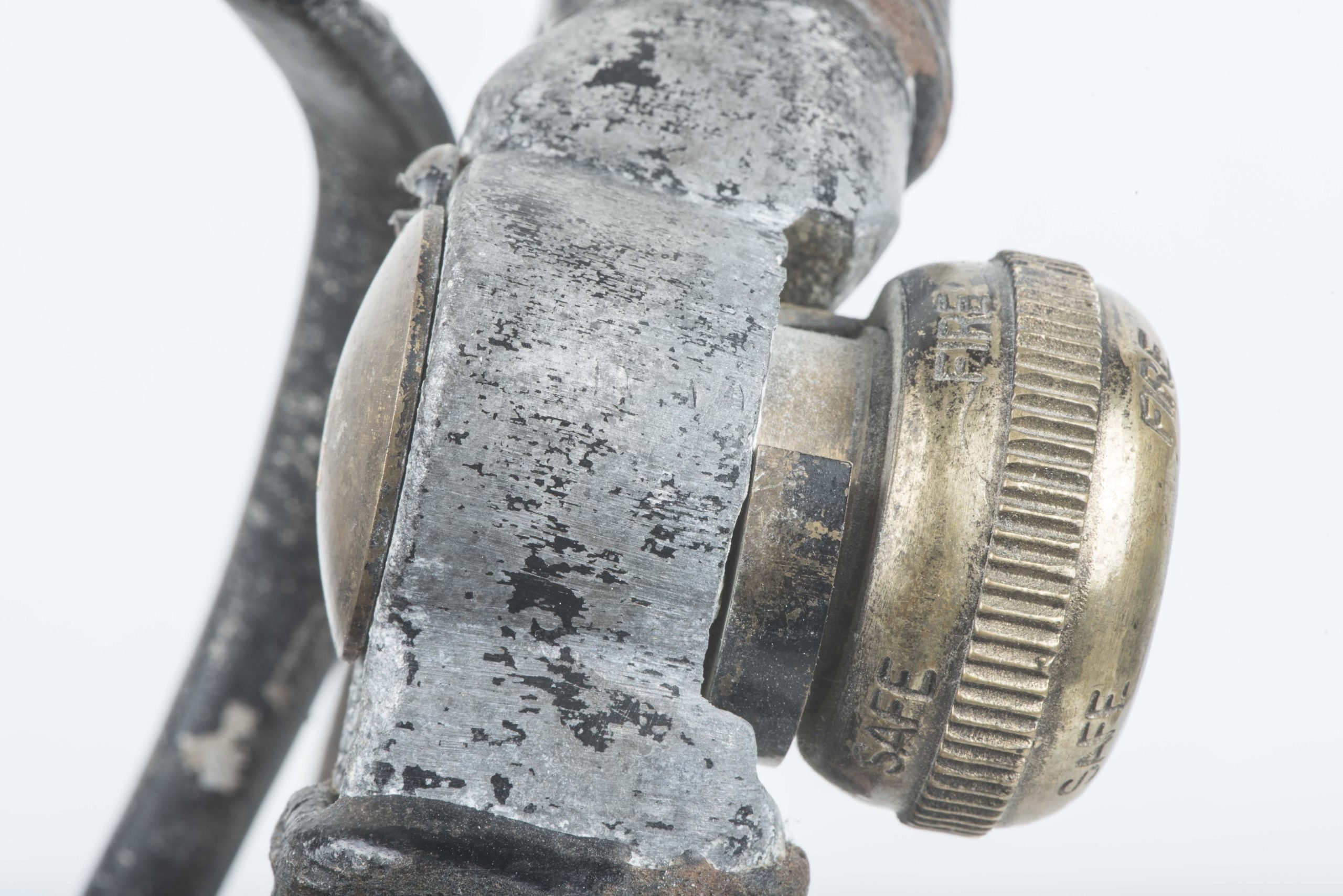 Rare RAF AH2040 pilot spade grip with brake leaver — image 9