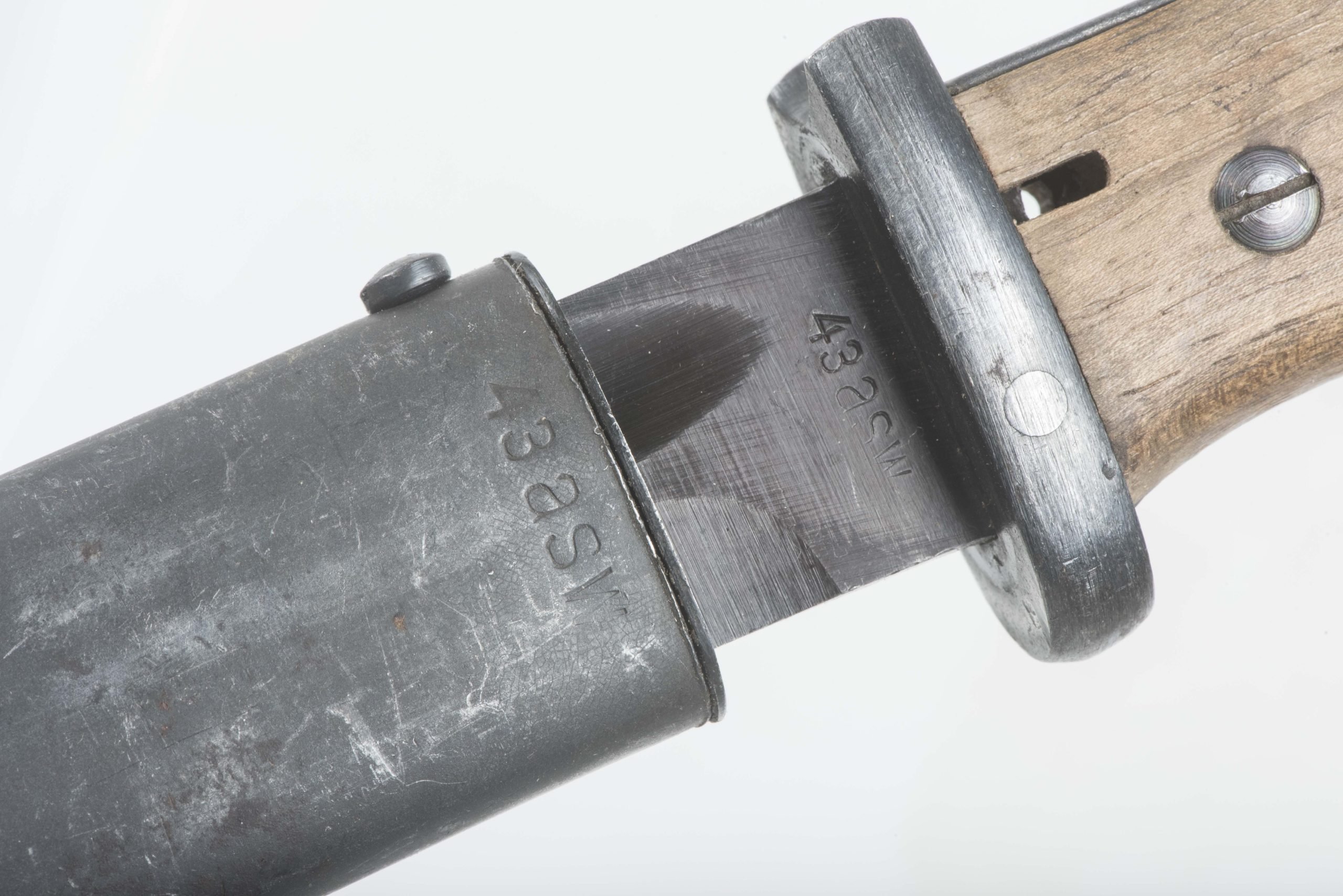 Matching K98 bayonet marked 43 asw # 5463 — image 6