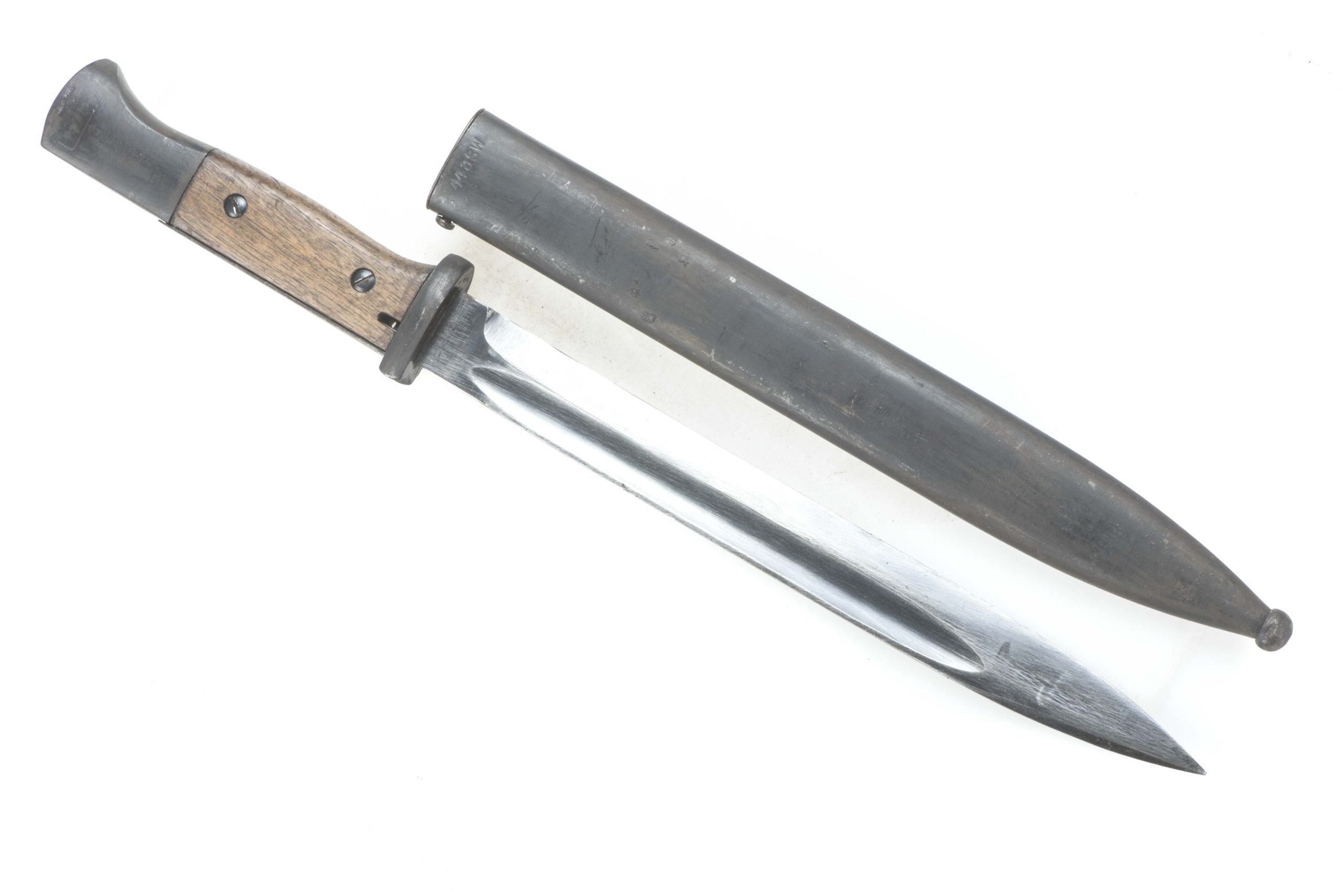 Matching K98 bayonet marked 44 asw # 7435 — image 2