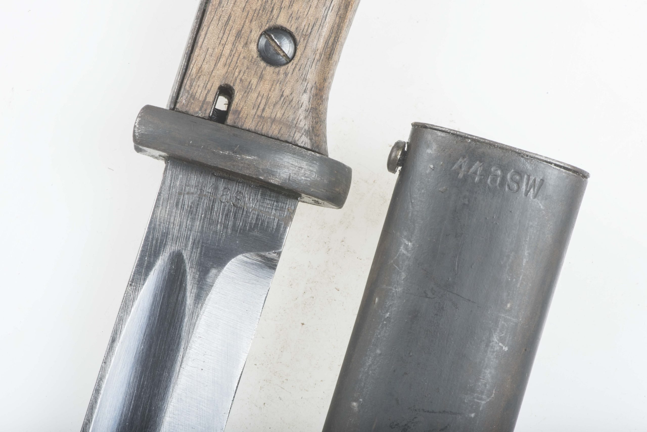 Matching K98 bayonet marked 44 asw # 7435 — image 3