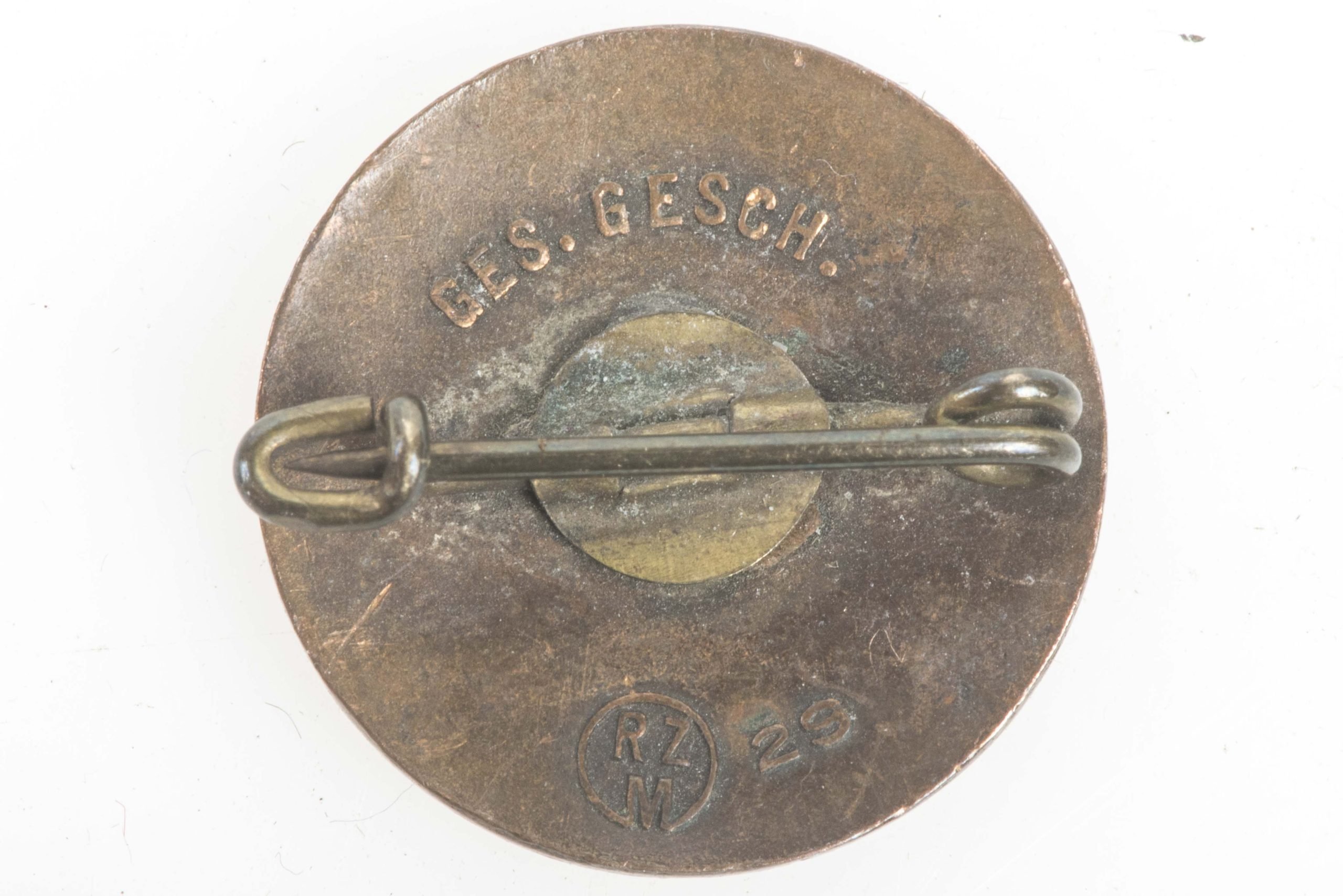 NSDAP Party Badge marked RZM 29 Ges. Gesch. — image 2