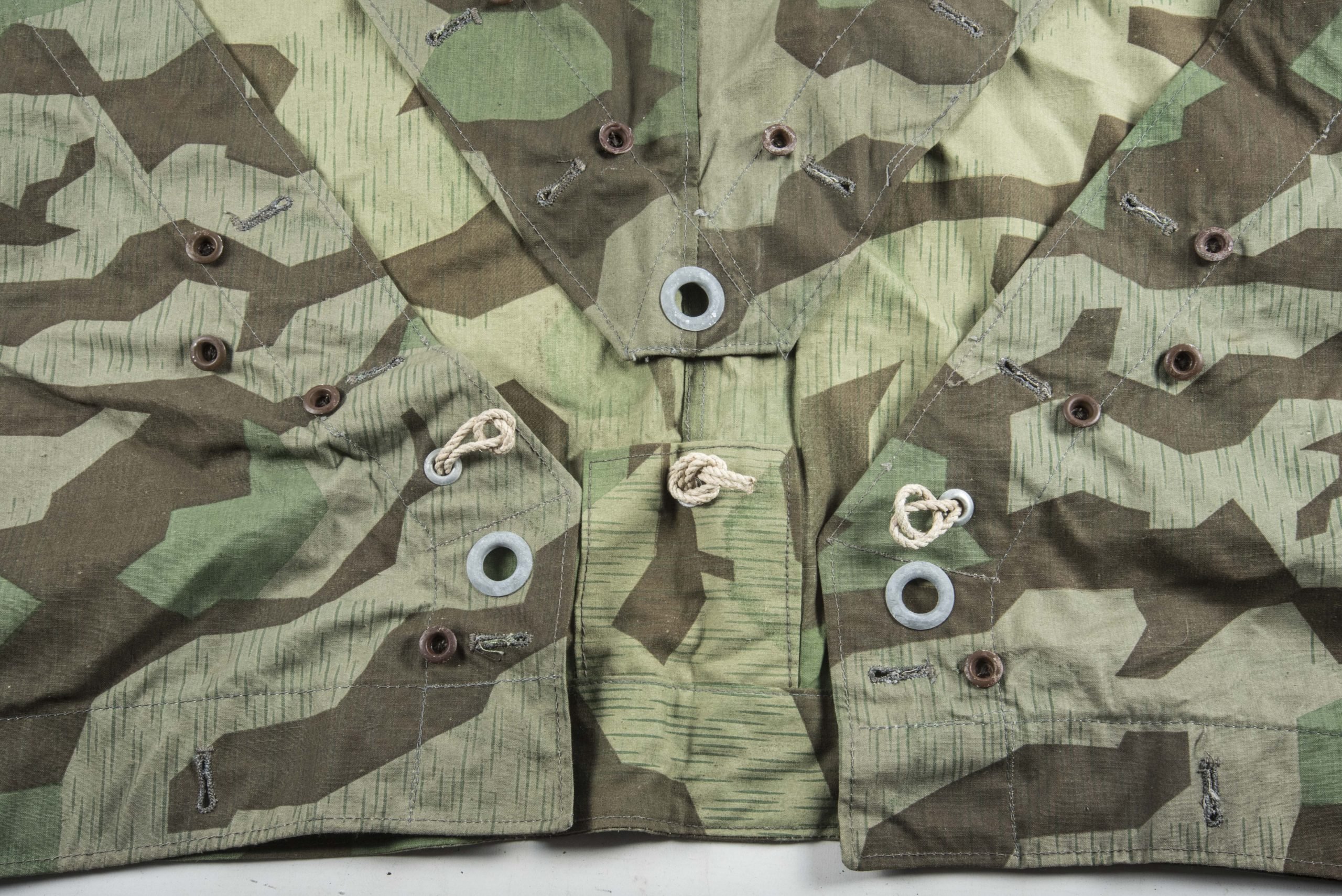 Late war M31 Zeltbahn marked RBNr. with Italian buttons — image 4