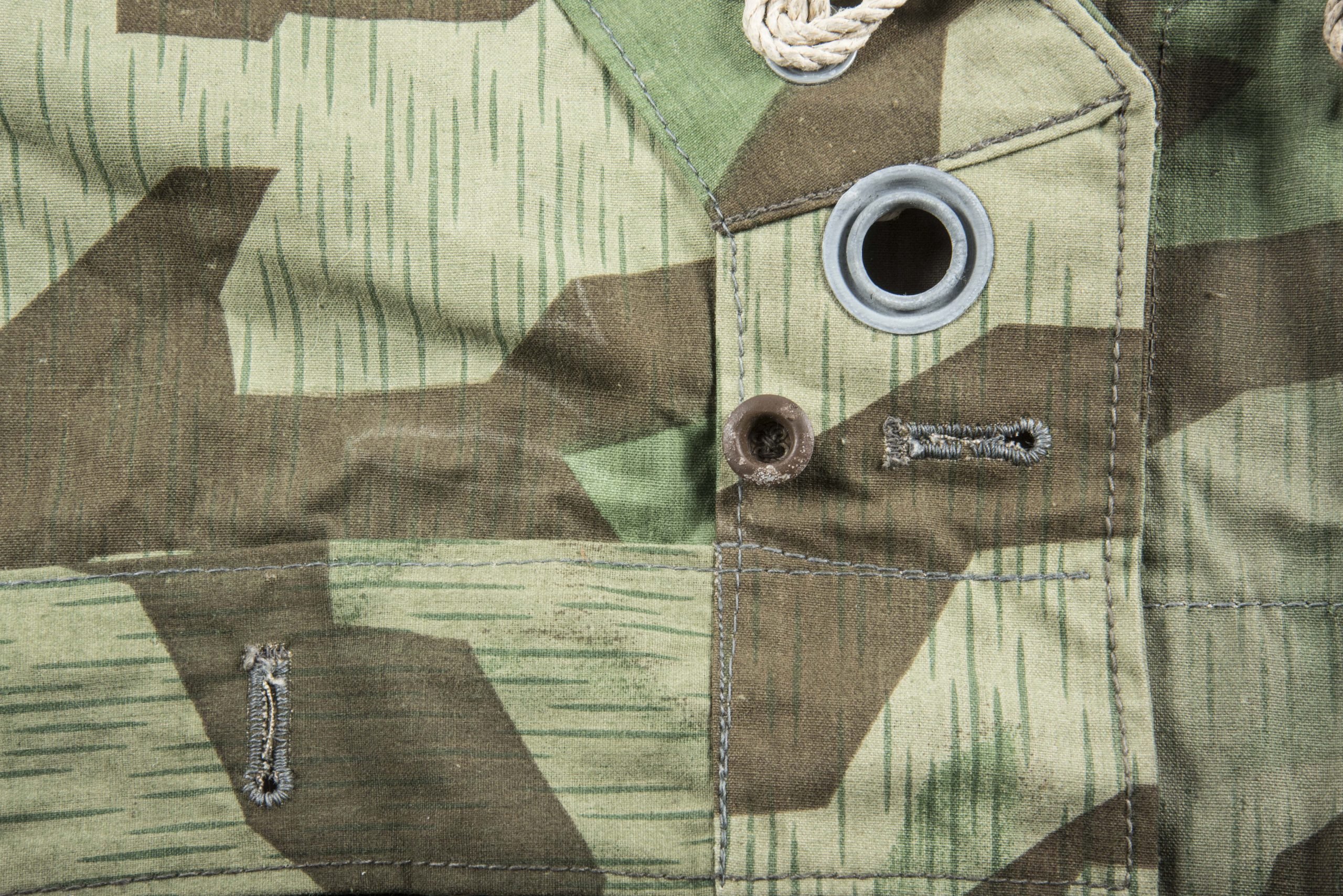 Late war M31 Zeltbahn marked RBNr. with Italian buttons — image 8