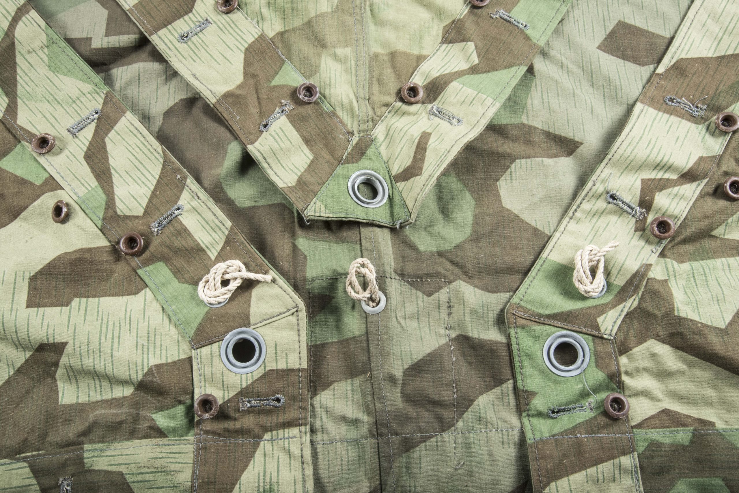 Late war M31 Zeltbahn marked RBNr. with Italian buttons — image 9