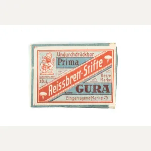 Period German map board thumb tacks Reissbrett-Stifte Gura