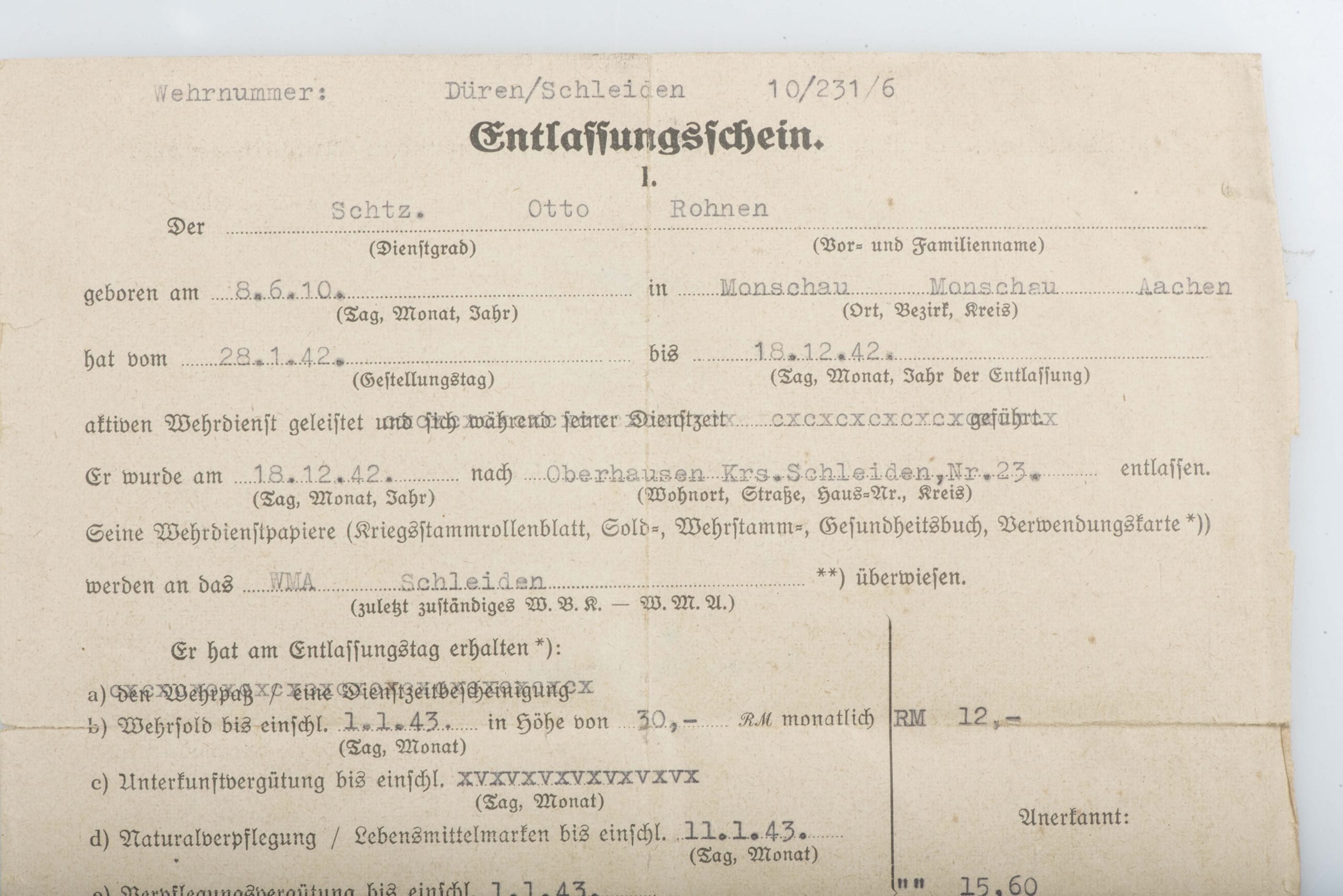 Grouping Schützen Otto Rohnen Inf Rgt 473 — image 16