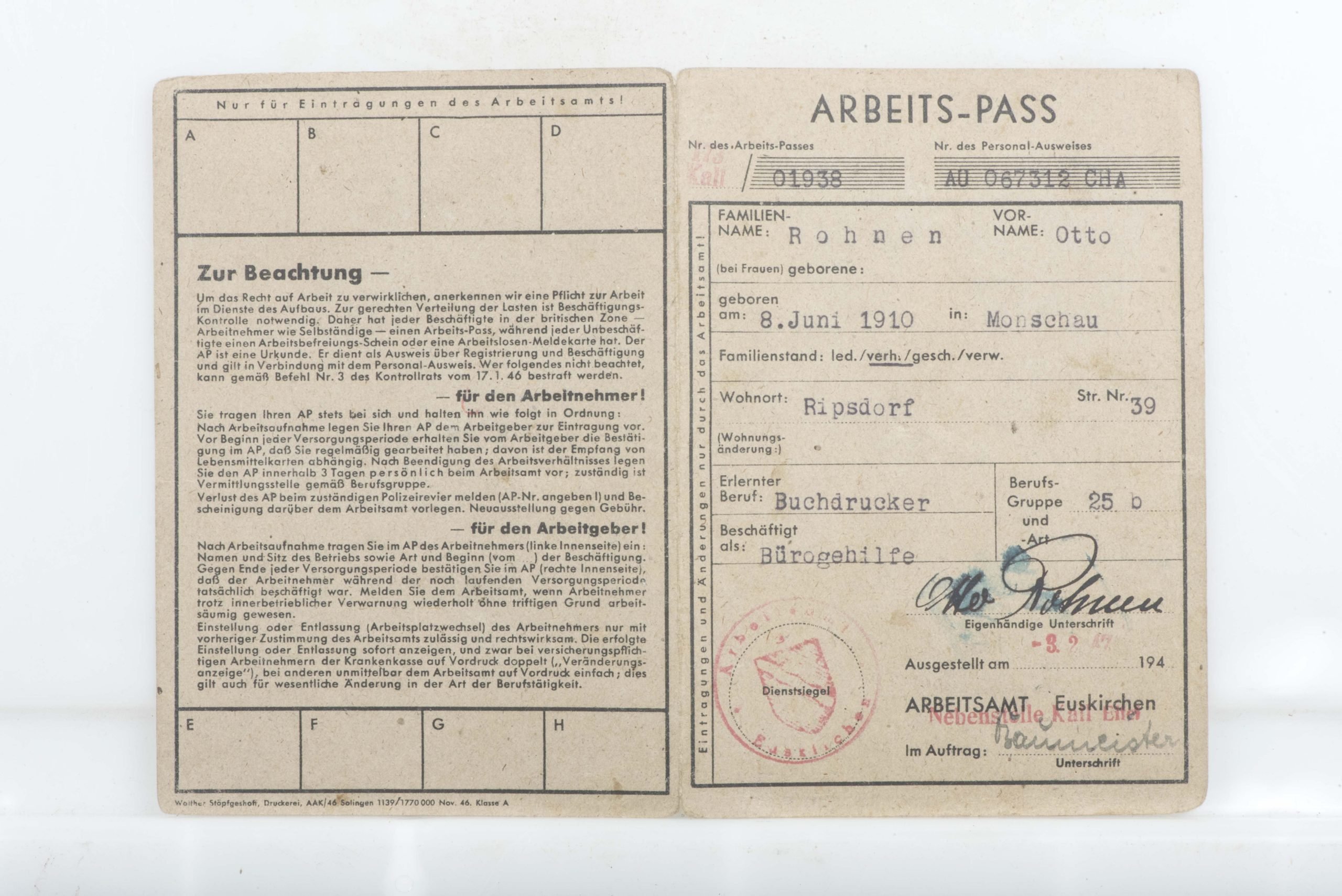 Grouping Schützen Otto Rohnen Inf Rgt 473 — image 24