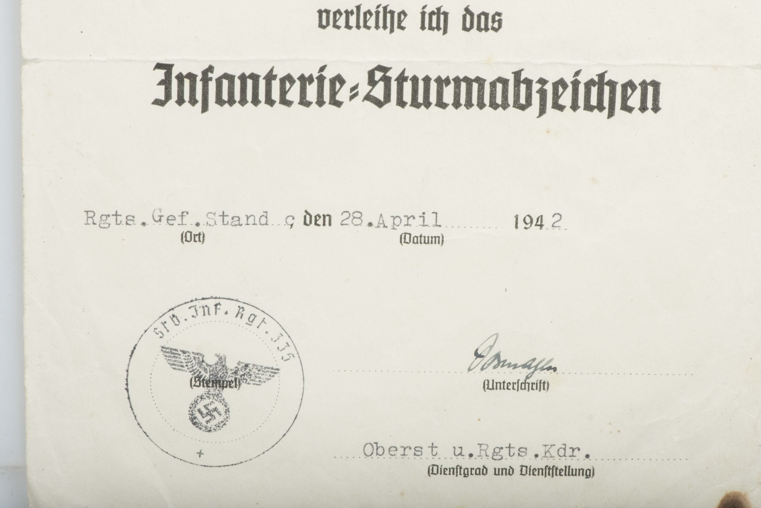 Grouping of Unteroffizier Karl Lienard – Kurland – Venlo – Küstrin, Potsdam, Spandau — image 13