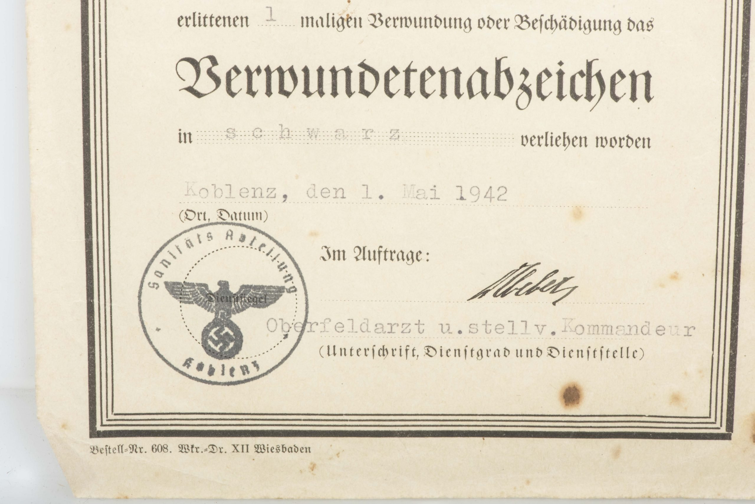 Grouping of Unteroffizier Karl Lienard – Kurland – Venlo – Küstrin, Potsdam, Spandau — image 9