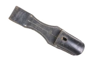 Leather K98 bayonet frog marked Liefg.-Gen., Wirtsch.-Geb. II, 1942