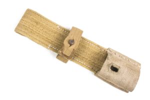 Late war K98 bayonet frog made from repurposed webbing marked …