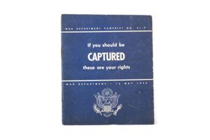 US manual If you should be CAPTURED these are your …