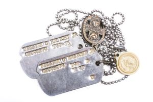 US Dog Tags William G Ralicki JR, 42096279 T44 A …