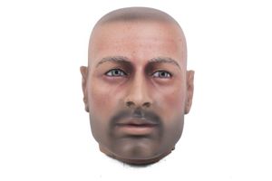 Handpainted mannequin head size 53