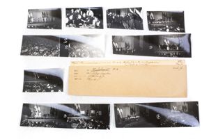 Dutch NSB photo grouping 'Kameraadschapsavond hoofdkwartier, Waffen-SS, WA en Jeugdstorm …