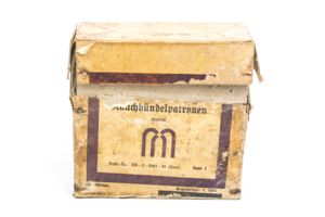 Rare cardboard ammunition box for flare ammunition