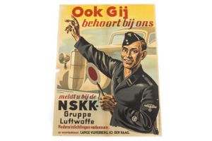 Rare NSKK poster Ook Gij behoort bij ons