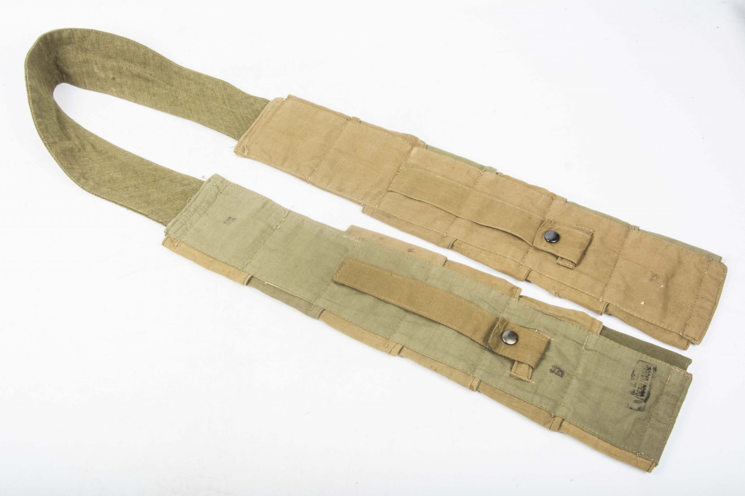 Late war tan Luftwaffe paratrooper k98 bandoleer — image 7