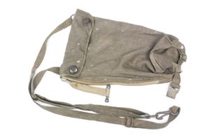 Late war German paratrooper gasmask bag marked ebd