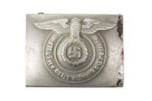 Waffen-SS belt buckle fat eagle variant
