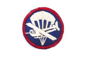 US combined Glider parachute Infantry cap patch