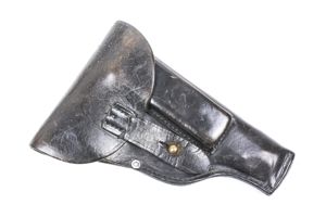 Polizei issue holster marked Kern Kläger & Cie, Berlin 1940