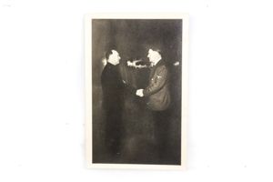 Postcard with Adolf Hitler and Anton Mussert, written to a …