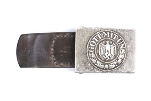 Tabbed aluminium Heer belt buckle by Richard Sieper & Söhne …