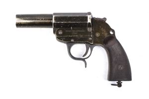 Aluminum LP34 flare marked Walther Zella-Mehlis 1937 #9381