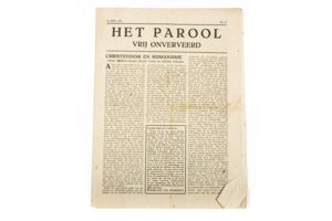 Illegal resistance newspaper Het Parool 10 September 1943