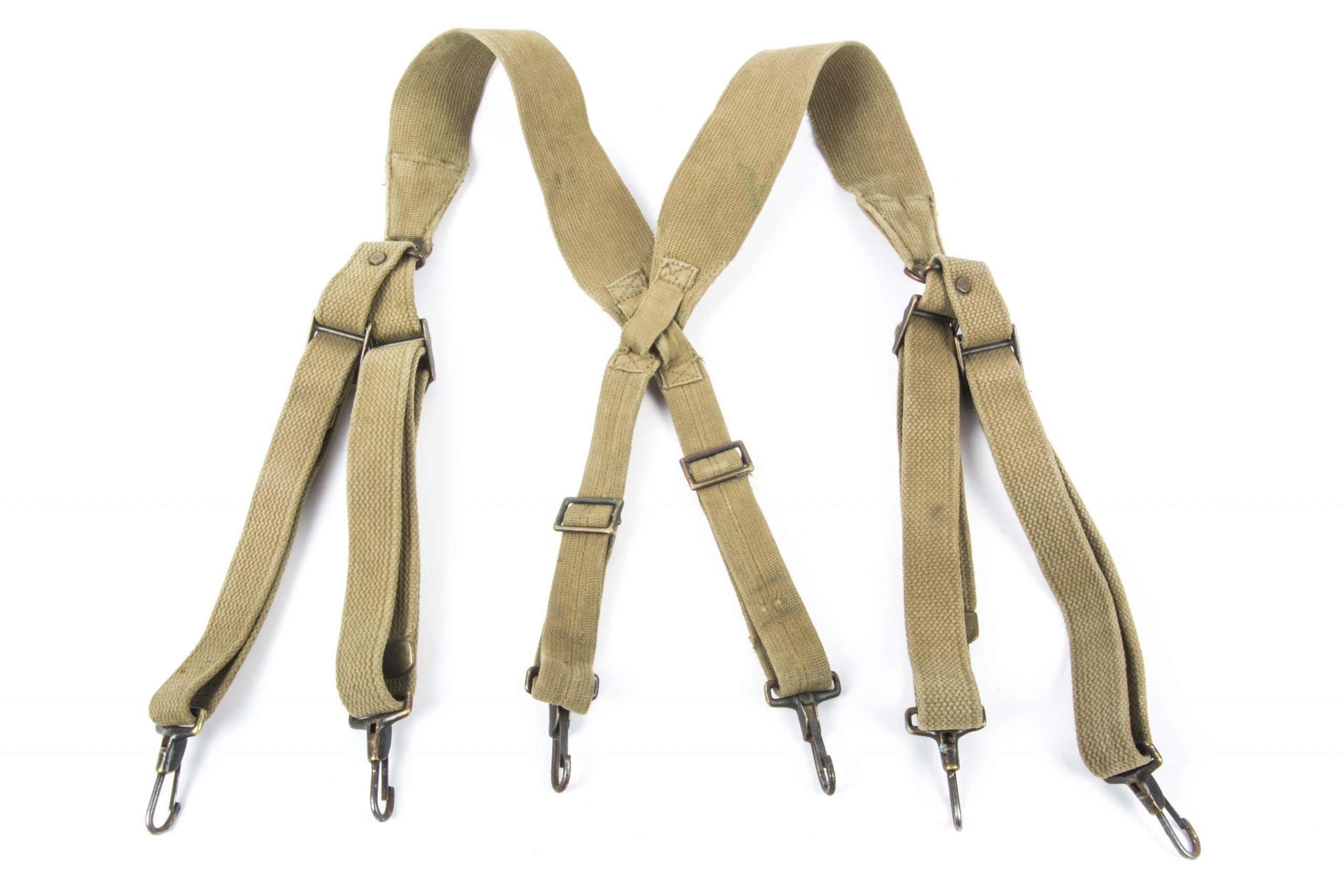 US M1936 suspenders with cast brass buckles — image 7