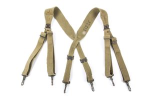 US M1936 suspenders with cast brass buckles