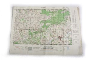 France 1:80.000 Alencon map