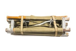 Rare US Airborne folding stretcher marked Simmons Co April 10 …