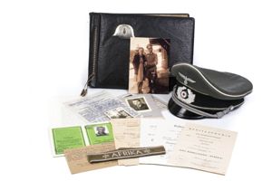 Rare Heer Afrikakorps grouping with cufftitle, album and more