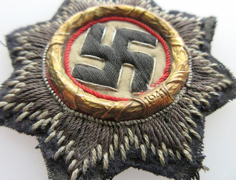 CLOTH GERMAN CROSS in GOLD — image 3
