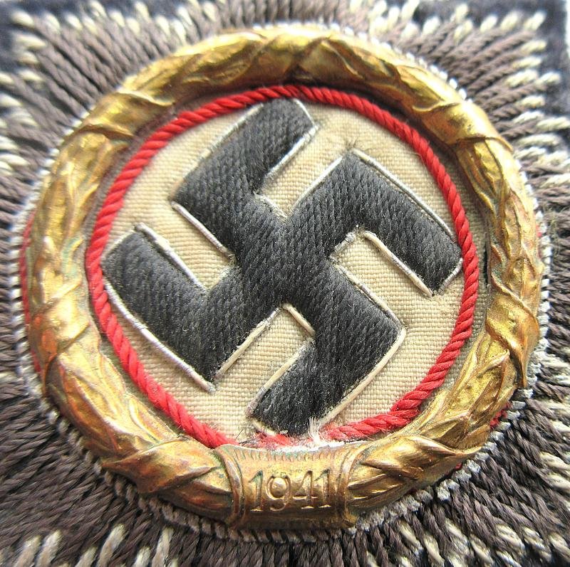 CLOTH GERMAN CROSS in GOLD — image 4