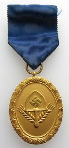 Gold Grade RAD SERVICE MEDAL