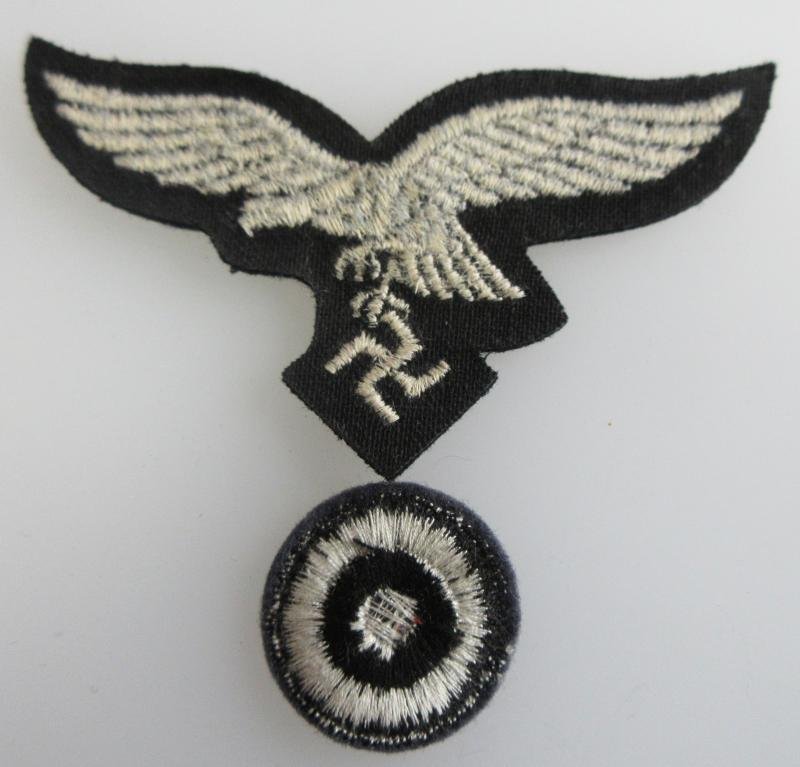 LUFTWAFFE CAP EAGLE & ROUNDEL(Black Backing) — image 2