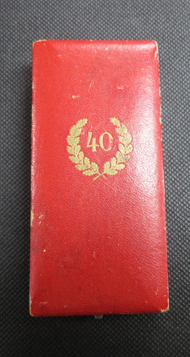 40 YEAR FAITHFULL SERVICE CROSS & CASE — image 5