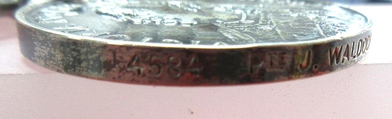 BRITISH 3 BAR BOER WAR MEDAL- BERKSHIRE REGIMENT — image 3