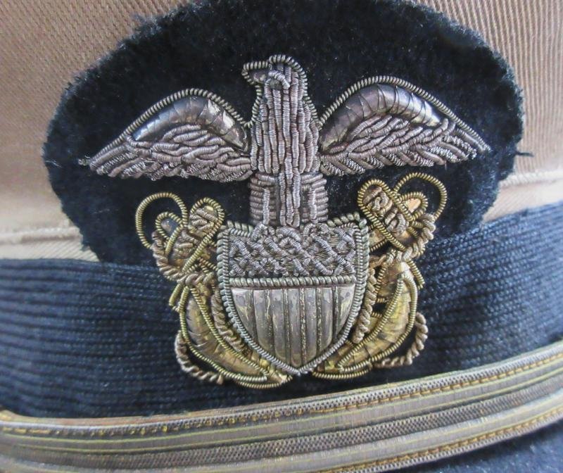 WW2 U.S NAVY OFFICERS CAP — image 2