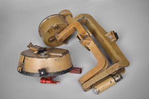 10x80 Flakfernrohr cradle + turntable mount parts 'cll'